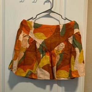 Colorful Camouflage Skirt